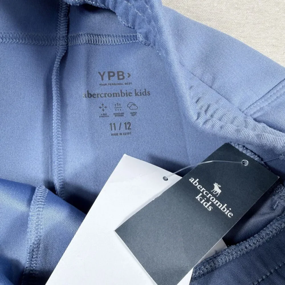 Abercrombie & Fitch Youth 11/12 Blue Sweatpants NWT Jogger Kids Casual School